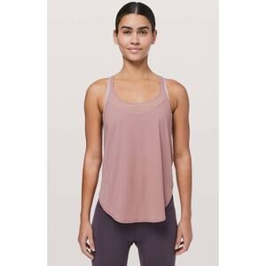 NWOT Lululemon Anew Strap Tank - "spanish rose" pink - size 6